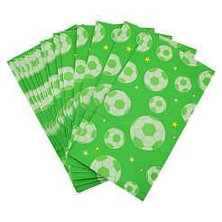 15 bolsa de papel para panadería con estampado de fútbol&nbsp;ABAG-TA0002-32D
