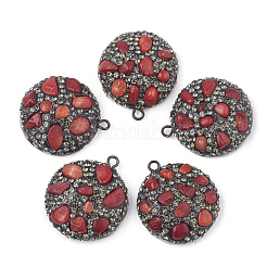 Полимерная глина стразами подвески&nbsp;RB-S056-10F