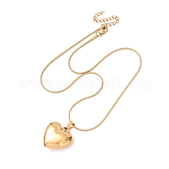 Colliers pendentifs en forme de cœur en acier inoxydable 304 pour la Saint-Valentin (femme)&nbsp;SA-CBA364C-03G