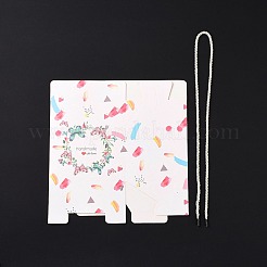 Scatole regalo rettangolari in carta con manico in corda&nbsp;CON-B010-04A