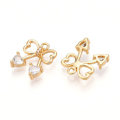 Латунные микро проложить кубического циркония подвески&nbsp;KK-N261-87G