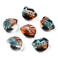 Perle di vetro verniciate a spruzzo trasparente&nbsp;GLAA-N035-033-G02