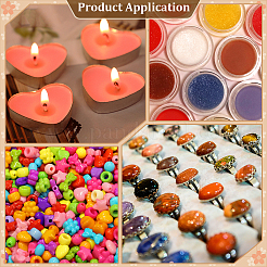 20 шт. подарочные коробки из жести в форме цветка и сердца с прозрачным окошком в крышке&nbsp;CON-PH0003-21