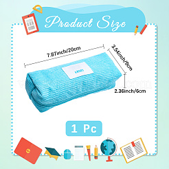 Вельветовый прямоугольный пенал&nbsp;AJEW-WH20017-30B