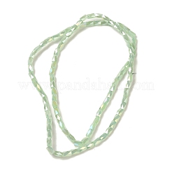 Стеклянные бусины с гальваническим покрытием &nbsp;GLAA-P068-AB07