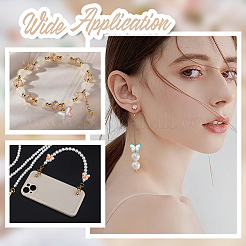 110шт 5 цвета прозрачные стеклянные бусины&nbsp;GLAA-AR0001-76