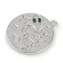 Латунные микро проложить кубического циркония подвески&nbsp;KK-M322-35P