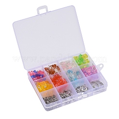 DIY 40 Paar Bären transparente Harzohrringe-Kits&nbsp;DIY-LS0001-02