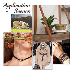 Плоский шнур из микрофибры из искусственной кожи&nbsp;LC-WH0006-07A-06