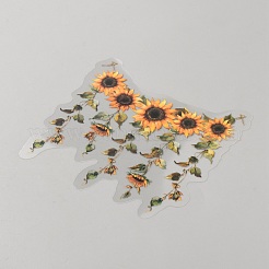20 x dekorative Blumenaufkleber für Haustiere.&nbsp;DIY-WH20055-078F