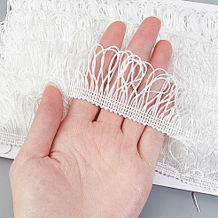 Кружевная лента из полиэстера с кисточками&nbsp;DIY-WH0308-535A