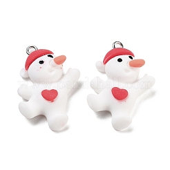 Pendentifs en résine opaque sur le thème de noël&nbsp;RESI-N039-111