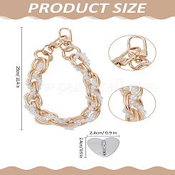 Алюминиевые цепочки для украшения чехла телефона&nbsp;AJEW-LP0005-20G