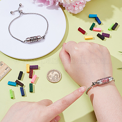 Браслеты-слайдеры из нержавеющей стали&nbsp;BJEW-WH0016-75A