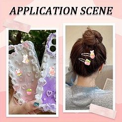 20 шт. симпатичных кабошонов из непрозрачной смолы с эффектом декодирования&nbsp;RESI-YW0005-48