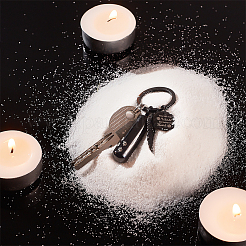 Брелки для ключей в виде урны с прахом из нержавеющей стали 304&nbsp;KEYC-WH0027-95