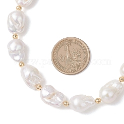 Натуральные барочные жемчужные ожерелья из бисера кеши для женщин&nbsp;NJEW-JN05870