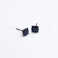 Boucles d'oreilles clous géométriques carrées en acier inoxydable 304 pour femmes&nbsp;YP6314-2
