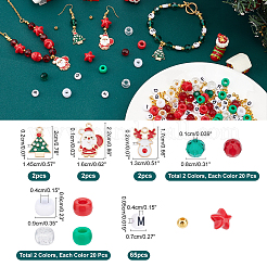 Kit de fabrication de bracelets de Noël pour enfants&nbsp;DIY-NB0006-92