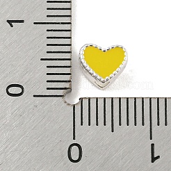 Argento a forma di cuore 925 perline in argento sterling&nbsp;STER-A031-02B