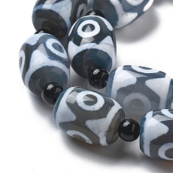 Estilo tibetano dZi abalorios hebras&nbsp;G-NH0037-C08-02