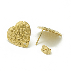 Фурнитура для сережек-гвоздиков из нержавеющей стали 304&nbsp;STAS-Q225-03G