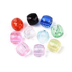 Transparentem Acryl europäischen Perlen&nbsp;OACR-Q200-09