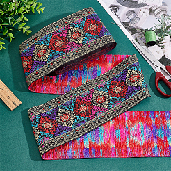 Ruban polyester style ethnique&nbsp;OCOR-WH0046-22