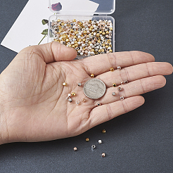 Латунные кубические бусины-проставки&nbsp;KK-PJ0001-02