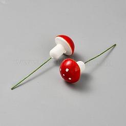 Fungo artificiale in resina per ornamento da giardino vasi da fiori bonsai micro paesaggio decorazione&nbsp;AJEW-WH0567-54B