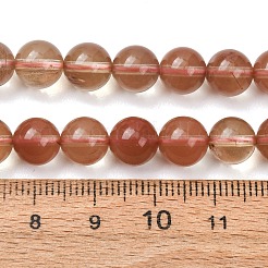 Perles de feldspath andésine naturelle en brins&nbsp;GG-CBA0251-A01-8mm