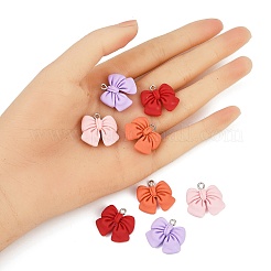 8шт 4 цвета подвески из смолы&nbsp;RESI-FP0001-46