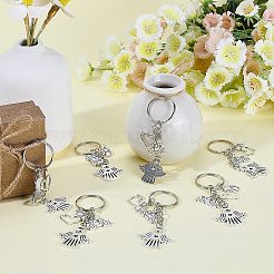 20шт брелок из сплава&nbsp;KEYC-SC0001-16B