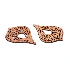 Pendentifs  gros en bois&nbsp;WOOD-WH0100-26