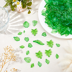 500шт 10 стиля прозрачные акриловые подвески&nbsp;MACR-FH0001-28