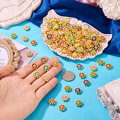 Кабошоны из сплава со стразами&nbsp;FIND-TA0008-43