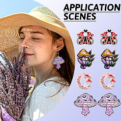 Набор для самостоятельного изготовления акриловых сережек-грибов&nbsp;DIY-TA0009-64