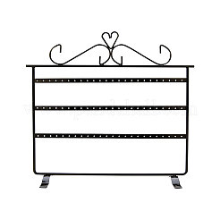 Трехуровневая прямоугольная подставка для железных сережек&nbsp;CON-PW0001-153B