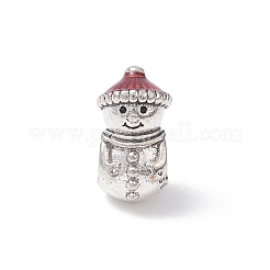 Европейские бусины из сплава эмали рождественской тематики&nbsp;MPDL-Q213-10AS