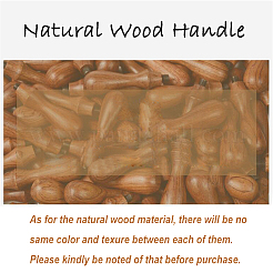 Латунная восковая печать штамп с ручкой&nbsp;AJEW-WH0184-0897