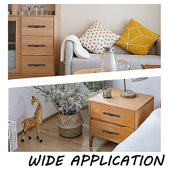 Maniglie per ante di armadietti in lega in stile tibetano&nbsp;AJEW-WH0752-665A