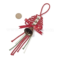 Елочные украшения из хлопчатобумажных ниток&nbsp;HJEW-TA00403-02