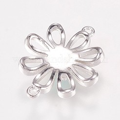Connecteurs de liens de fleur en laiton&nbsp;LS-KK-K208-04-01C