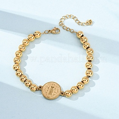 Браслеты из нержавеющей стали 304&nbsp;BJEW-B163-02G