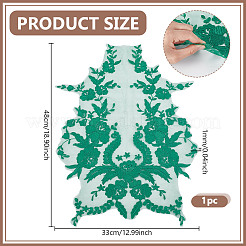 Полиэстеровые цветочные воротники&nbsp;DIY-WH0622-376A