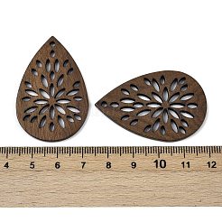 Pendentifs en bois de noyer&nbsp;WOOD-A025-04G