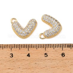 Ciondoli in ottone e zirconi trasparenti&nbsp;KK-G558-03G