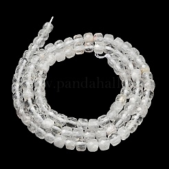 Chapelets de perles en cristal de quartz naturel&nbsp;GG-CBAB953-A01-4mm