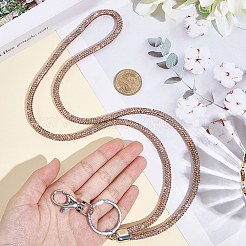 1 шт. шнурок для удостоверения личности из сплава со стразами&nbsp;AJEW-CP0009-93