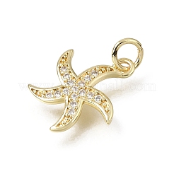 Messing micro pave klar zirkonia charme&nbsp;LS-CU-L001-11G-01